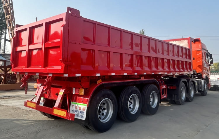 3 Axle Discount Custom Factory Direct Dump Trailers for Sale in Tanzania Dodoma