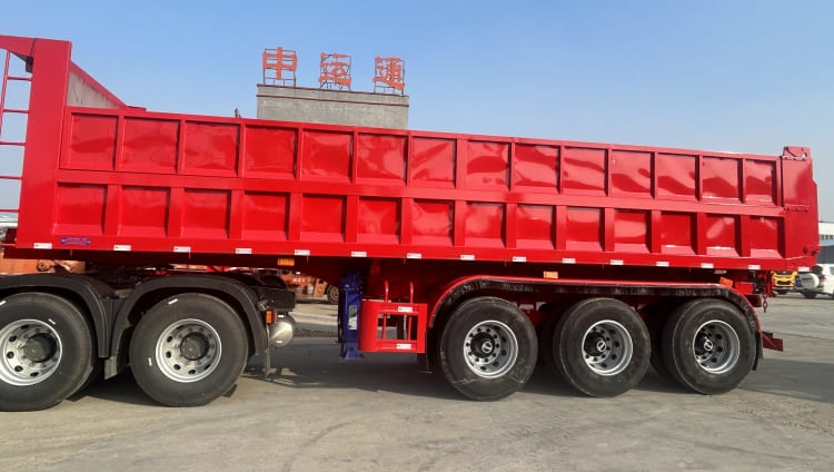3 Axle Discount Custom Factory Direct Dump Trailers for Sale in Tanzania Dodoma