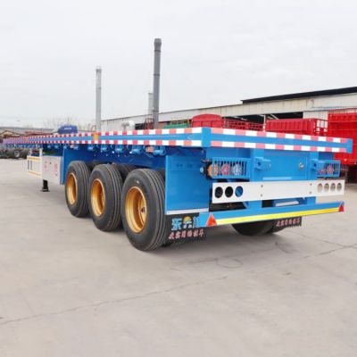 Tri Axle 40 Foot Flatbed Trailer