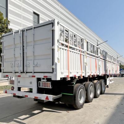 4 Axle 80 Ton Fence Cargo Trailer